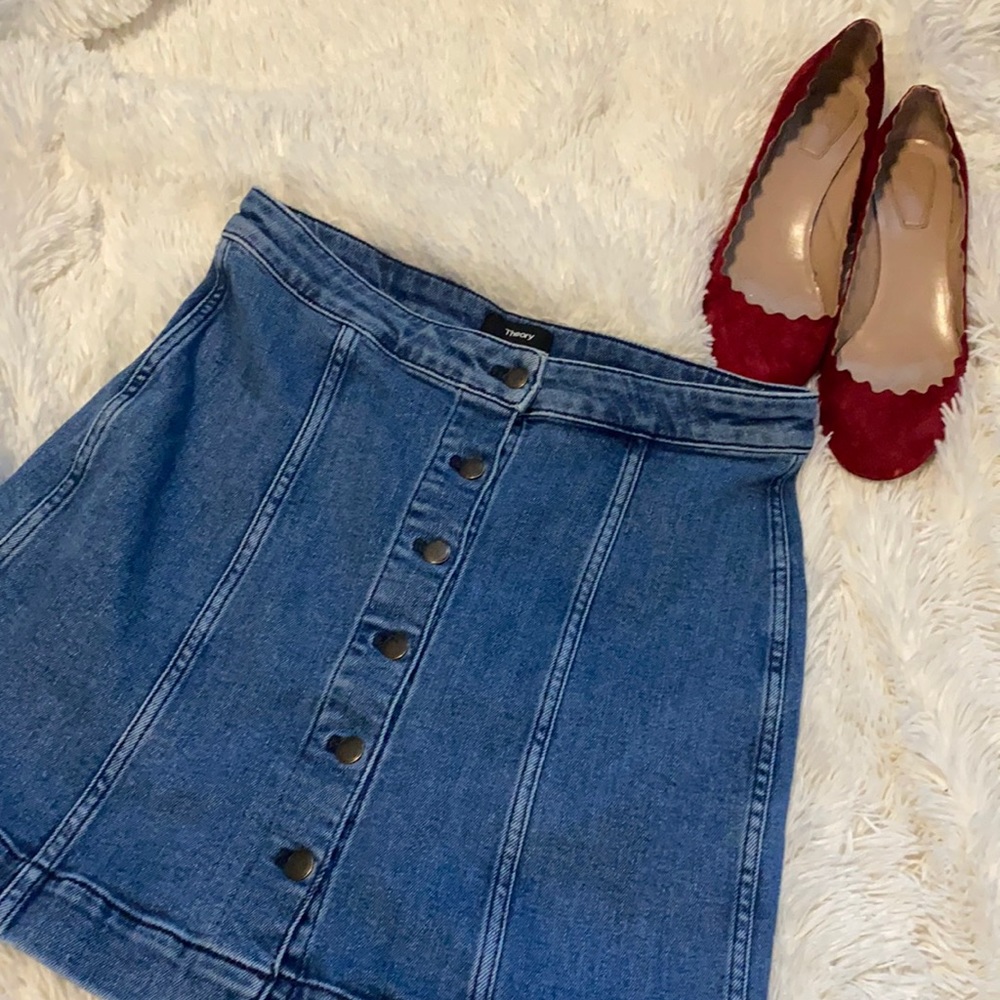 Theory Jean Skirt